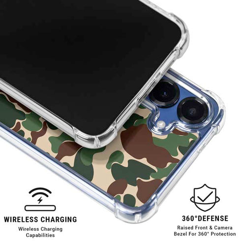 Shark Teeth Street Camo Galaxy S25 Clear Case